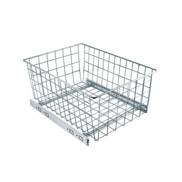 Корзина на шариковых направляющих 335х475х200 Хром Sibo 25 кг.
