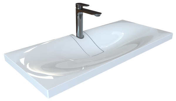 Раковина DAZZLE 1000х440 100мм