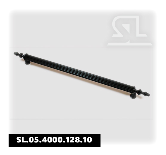 Ручка скоба SL 4000 128 мм, алюминий Чёрный SL