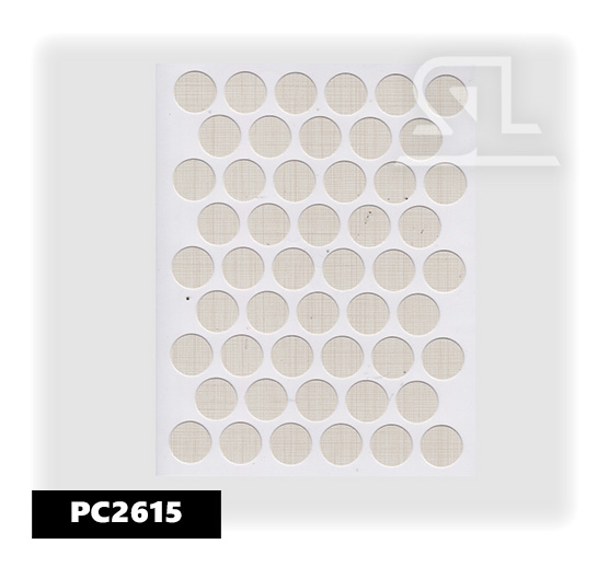 Пластиковые заглушки самоклеящиеся 14мм для евровинта PC2615 Беж тренд PACIFIC
