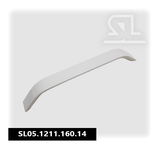 Ручка скоба SL 1211 160 мм.  алюминий Белый SL