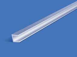 Плата торцевая для панели 4мм "Союз" длина 600 мм Серебро Алкона