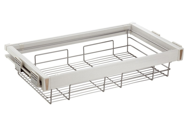 Выдвижная полка многофункц. Exclusive 900 с доводчиком Белый AMIX