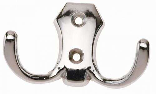 Крючок 2х рожковый 21403 Хром EDSON