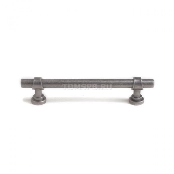 Ручка скоба FS 530 128 Серебро состаренное матовое