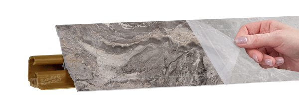 Плинтус LB 231 Паладина коричневая 3,0 м 80