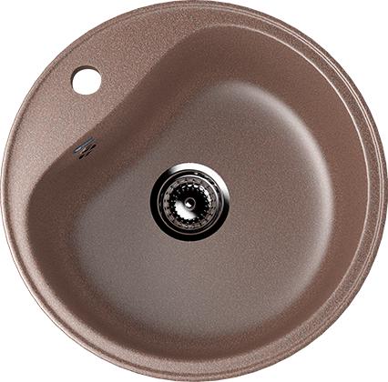 Мойка круглая U100 Терракот