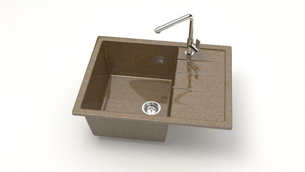 Мойка прямая Катрин Z151 Q9 Терракот глянец