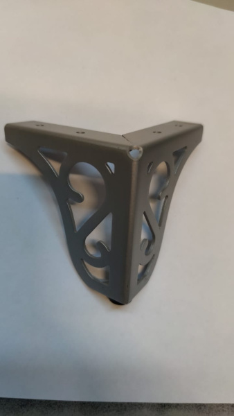 Опора  КАХ 4603-0100-С22 95х95х100 мм матовый Хром  КАПСАН