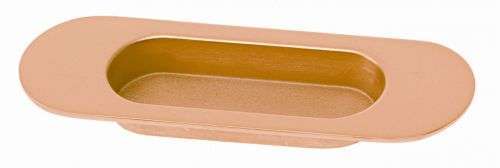 Ручка врезная овальная ED 7870S Золото матовое