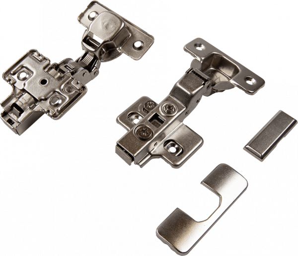 Петля полунакладная 110* с довод. CLIP-ON 3D AQ ( с отв.пл) СНЯТ