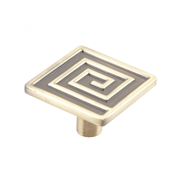 Ручка кнопка RK 031 Бронза античная