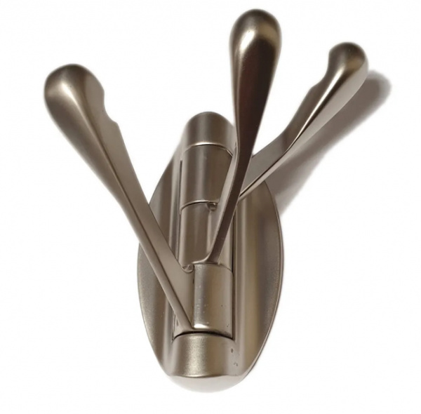 Крючок 3х рожковый WP 1006 Никель матовый GAMET