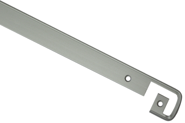 Плата стыковочная для столешниц 28мм "Скиф" и "АМК-Троя" длина 600мм Серебро FIT