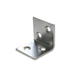 Уголок 25х25х25 мм 4 отверстий Цинк Металлист