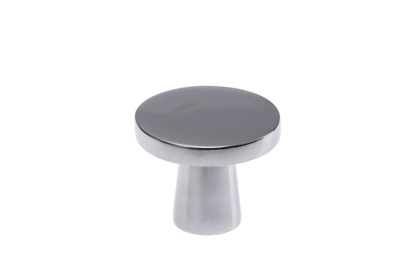 Ручка кнопка 1008S Хром