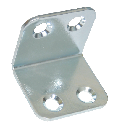 Уголок 26х26х30х1.4 мм 4 отверстий Цинк Металлист