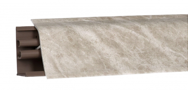 Плинтус LB-38 4.2м ПВХ Королевский опал светлый 6029В (182)