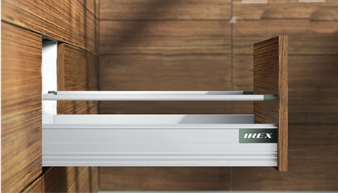 Ящик 93х400 с доводчиком Серый металлик 1 комплект рейлингов IREX BOX Samsung 40 кг.