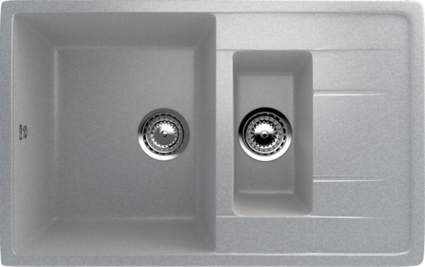Мойка двойная U205 Серый