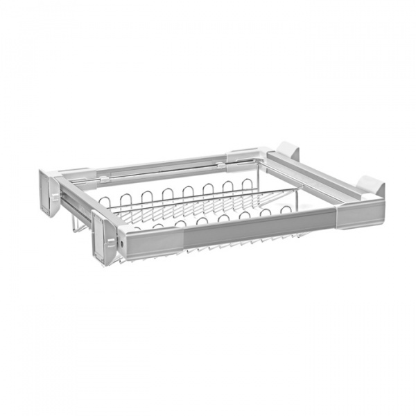 Выдвижная полка для обуви 800 Белый 170х764-844х460 Sibo 30 кг.