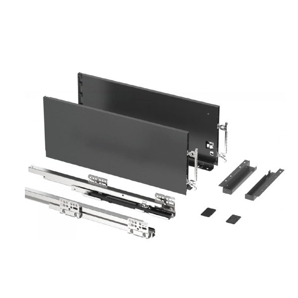 Комплект выдвижного ящика Tango Slim 199x450мм Графит