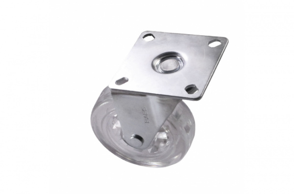 Колесико CS-75 75 мм силикон 70 кг Прозрачный SETE