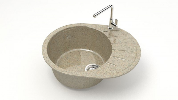 Мойка овальная Тейлор Z10 Q5 Песочный глянец