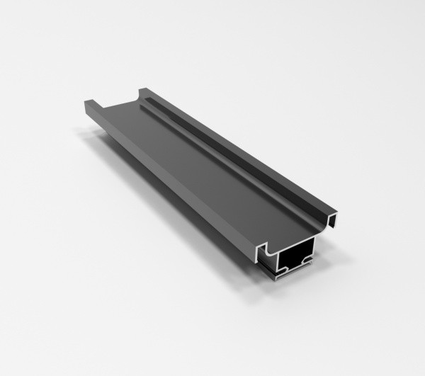 Профиль H-образный L=4500 Чёрный анодированный