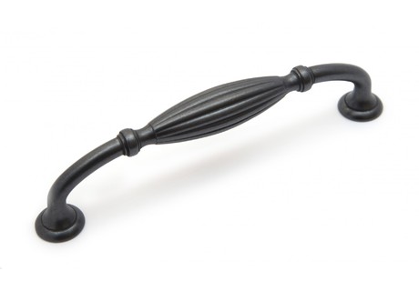 Ручка скоба DEMURE RS 464 128 Чёрный старинный