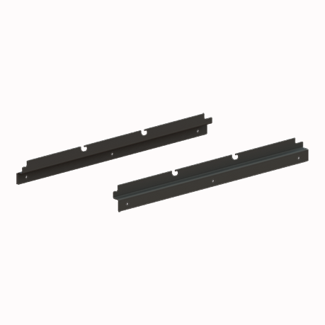 Крепёжный комплект боковой 420 в шкафы из ЛДСП Чёрный GARDIE