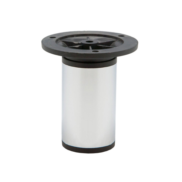 Опора круглая регулируемая малая 100 мм D50 мм Хром LEMAX