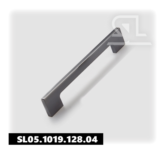 Ручка скоба SL 1019 128 мм, алюминий Нержавеющая Сталь SL