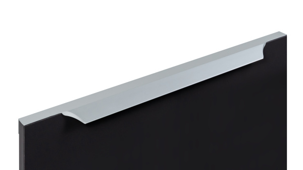 Ручка торцевая WING 114 448/500 Хром матовый Алюминий