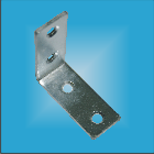 Уголок 40х40х16х1.8 мм 4 отверстий Цинк Металлист