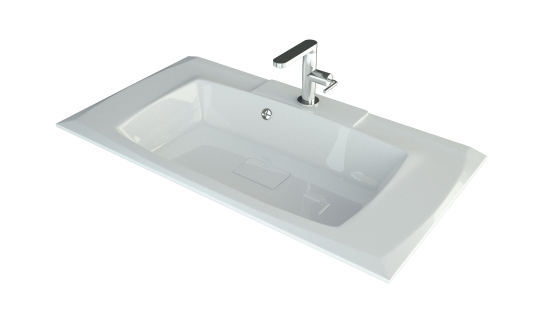 Раковина ALEX 1000х450 116мм Белый