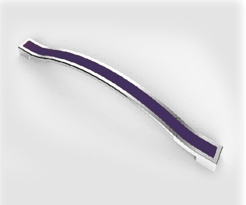 Ручка скоба SL TX-160-03-28 160 мм. металлическая Фиолетовый Хром SL 