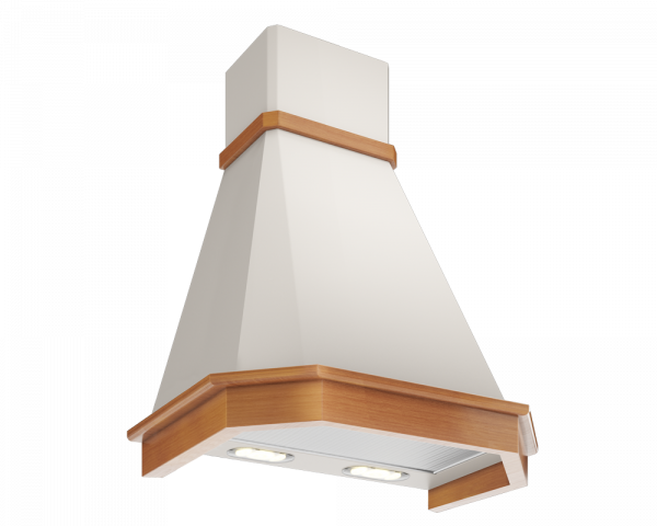 Вытяжка ELIKOR Камин Грань 60П-650-П3Л Бежевый Дуб рустика