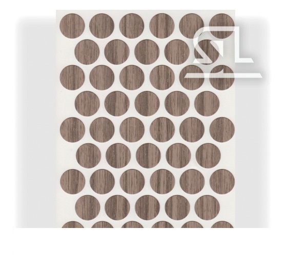 Пластиковые заглушки самоклеящиеся 14мм для евровинта KP3813 Барселона PACIFIC