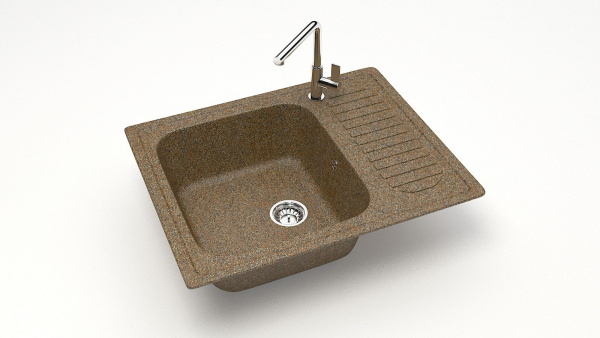 Мойка прямая F15 Q9 Терракот матовый