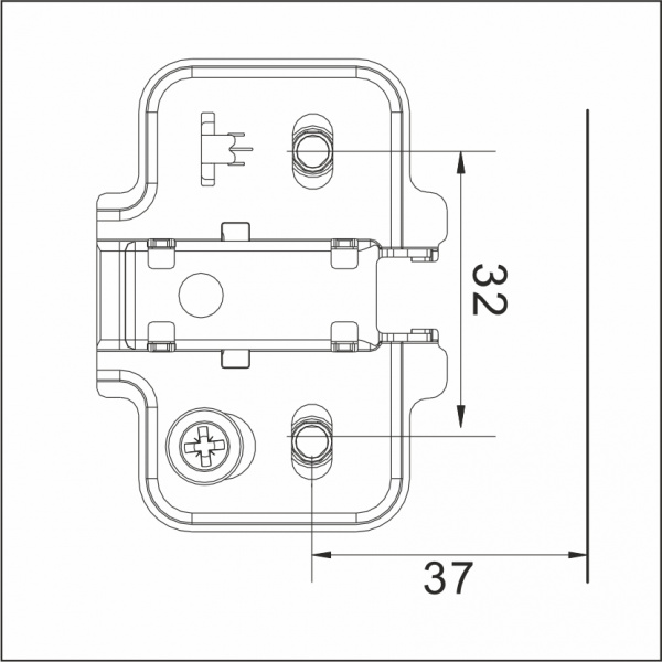 Монтажная планка DTC CLIP-ON 3D STYLISH Anyway H-0