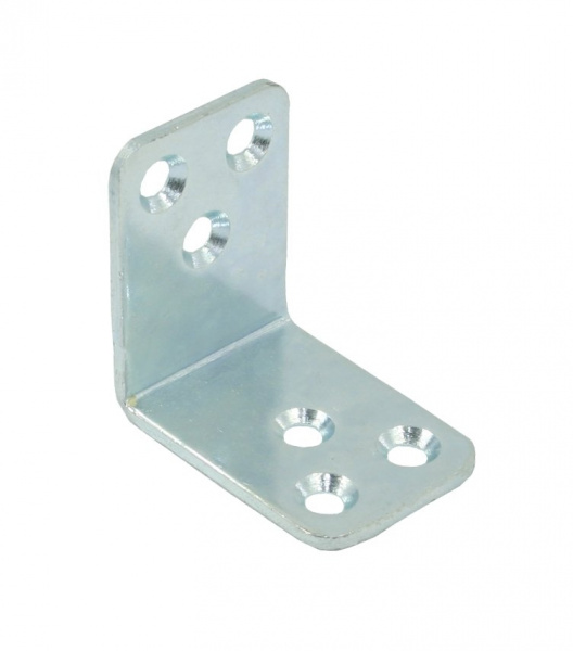 Уголок 42х42х30х2.3 мм 6 отверстий Цинк Металлист