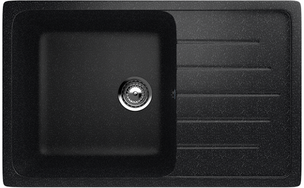 Мойка прямая U400 Чёрный