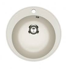 Мойка круглая PR-M475 Белый камень (без сифона)