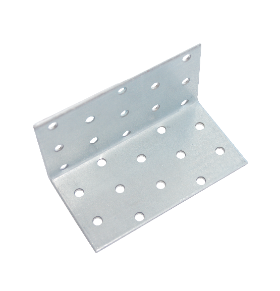 Крепёжный уголок 40х40х80х2 мм Цинк Металлист