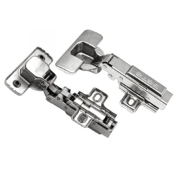 Петля накладная 110* с доводчиком и накладками CLIP-ON