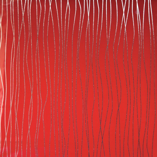 Кромка глянцевая 1х22 630 Красный дождь (HG GUMUS CIZGILI KIRMIZI) Турция