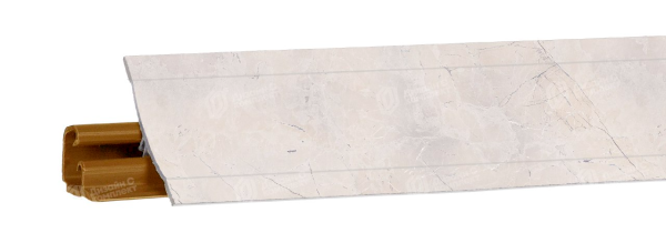 Плинтус LB 231 Мрамор серебристый 3,0 м 133