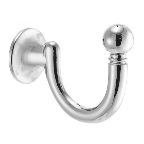 Крючок 1 рожковый KR 0150 Хром KERRON 10 кг.