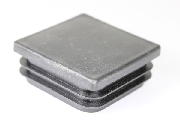 Заглушка 60х60 мм квадратная Чёрная